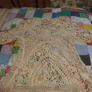 Vintage looking over blouse